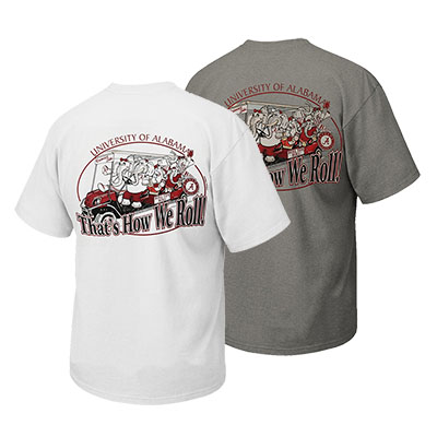 University Of Alabama That's How We Roll Gameday Ride T-Shirt