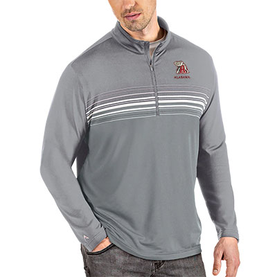 Alabama A With Elephant Pace 1/2 Zip Pullover