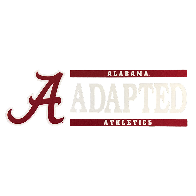   Alabama Script A  Adapted Athletics Decal