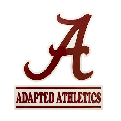    Alabama Script A Adapted Atheltics Decal