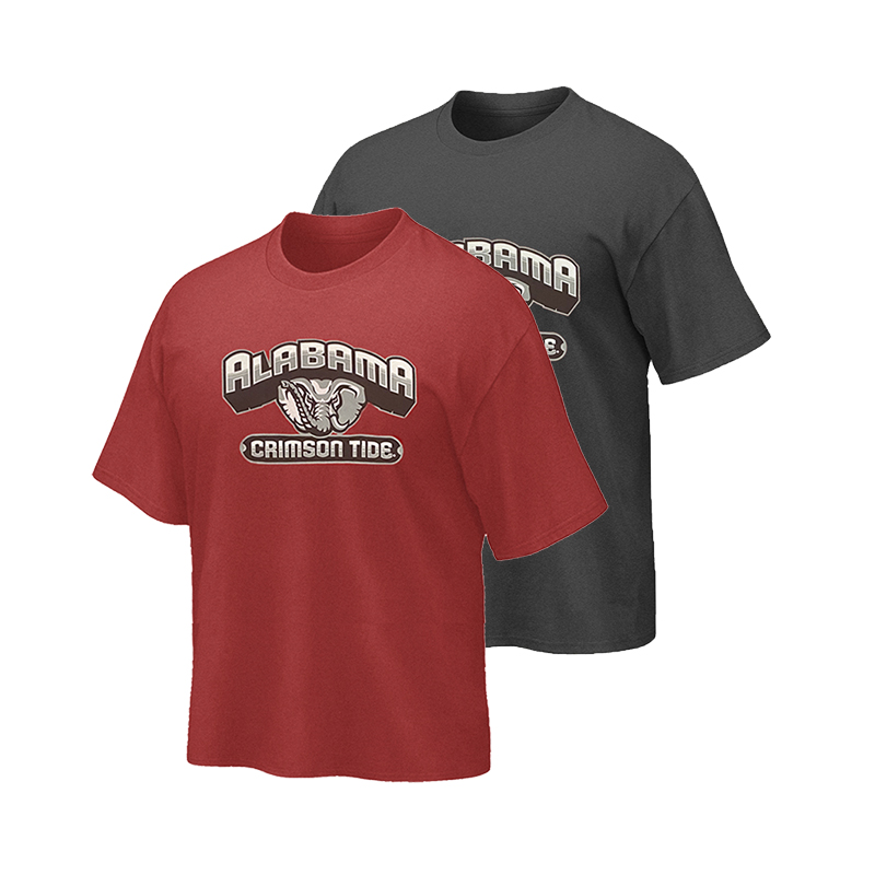 Alabama Crimson Tide Elephant Playbook Short Sleeve T-Shirt (SKU 1361517842)