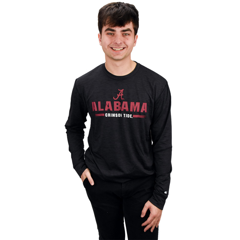 Alabama Crimson Tide Script A Long Sleeve Tournament T-Shirt