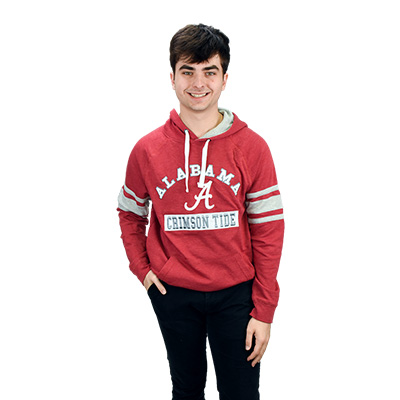 Alabama Crimson Tide Script A Your Opinion Pullover Hoodie