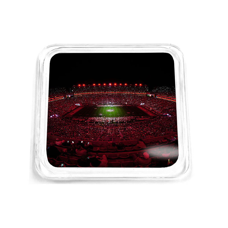 Alabama Crimson Lights Acrylic Drink Coaster (SKU 13624750106)