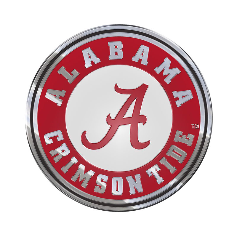 Alabama Embossed Circle Logo Emblem
