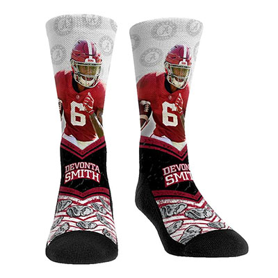 Alabama Crimson Tide Devonta Smith #6 Legend Socks