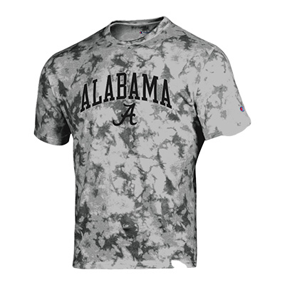 Alabama Script A Crush Dye Short Sleeve T-Shirt