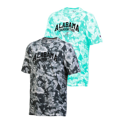 Alabama Crimson Tide Script A Crush Dye Short Sleeve T-Shirt