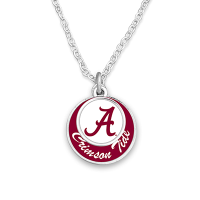 Alabama Stacked Disc Necklace