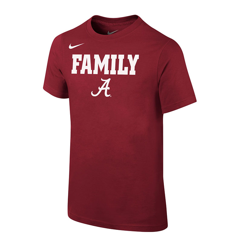 Alabama Family Script A Core Cotton Short Sleeve T-Shirt