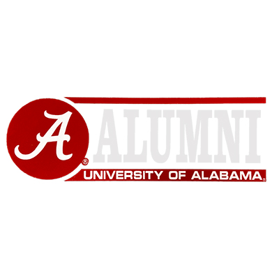    Alabama Script A Alumni Decal