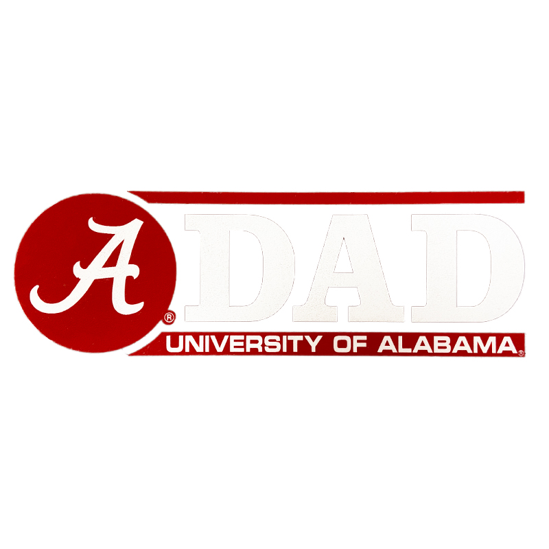    Alabama Script A Dad Decal (SKU 13632489115)