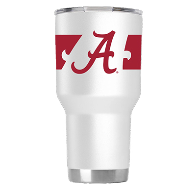 Alabama Script A Tumbler With Lid