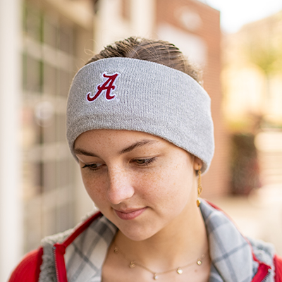 Alabama Script A Basic Knit Headband