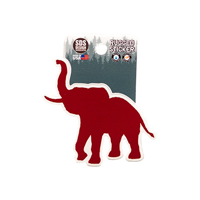    Alabama Elephant Rugged Sticker