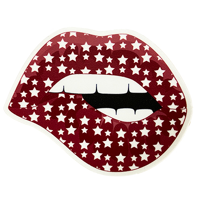 Alabama Lips Rugged Sticker