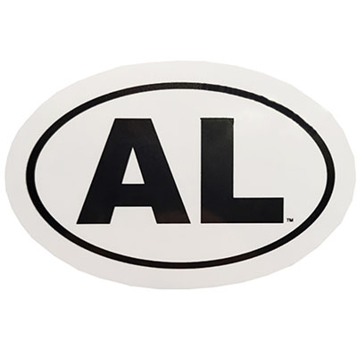 Alabama Abbreviation Decal