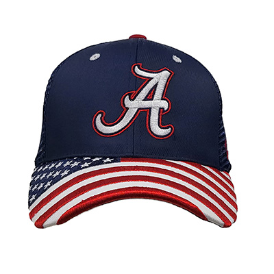 Alabama Script A Patriotic Cap