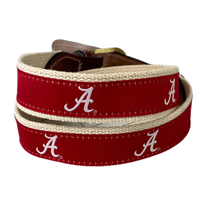Alabama Script A Fabric Belt