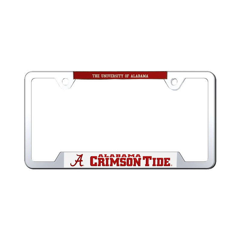 Alabama Crimson Tide License Plate Metal Frame