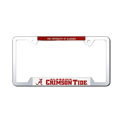 Alabama Crimson Tide License Plate Metal Frame