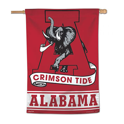 Alabama Crimson Tide Vault A Vertical Flag