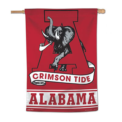 Alabama Crimson Tide Vault A Vertical Flag