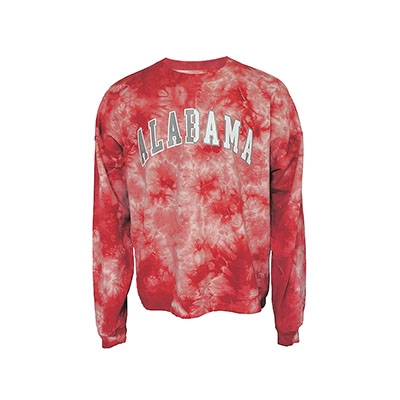 Alabama Tie-Dye Crew Sweatshirt