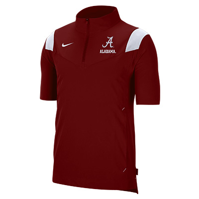Alabama Script A Lightweight Short Sleeve Coaches Jacket