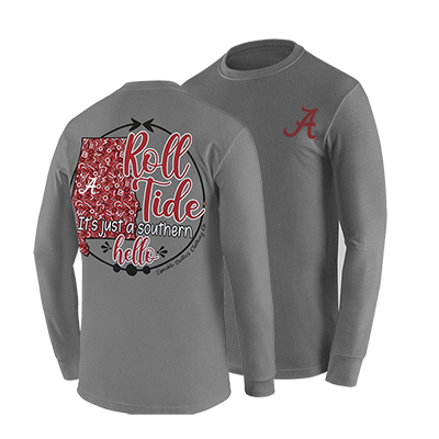 Alabama Roll Tide It's A Southern Thing Long Sleeve T-Shirt