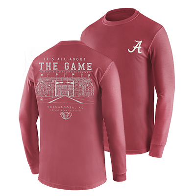 Alabama Crimson Tide It's All About The Game Long Sleeve T-Shirt