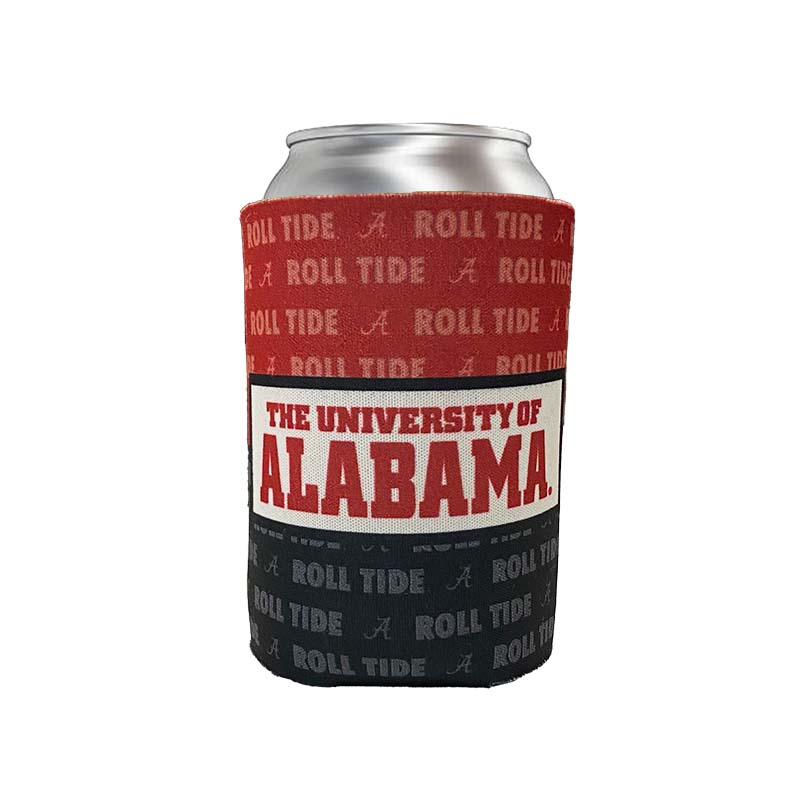 Alabama Tile Text Can Coozie