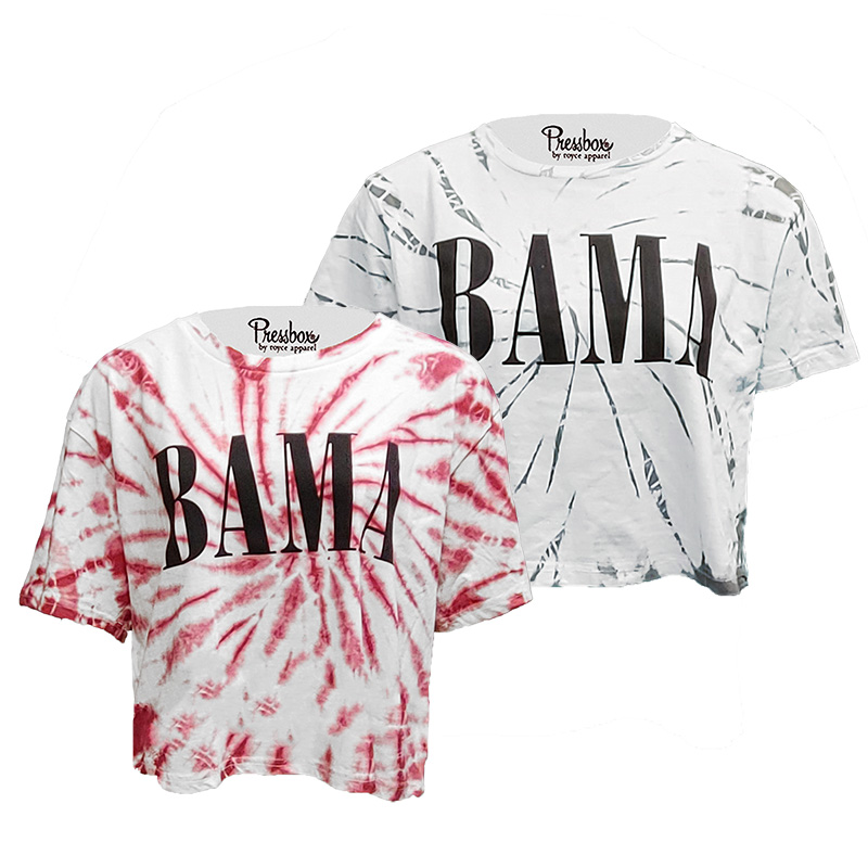 Bama Tye-Dye Waist Length T-Shirt