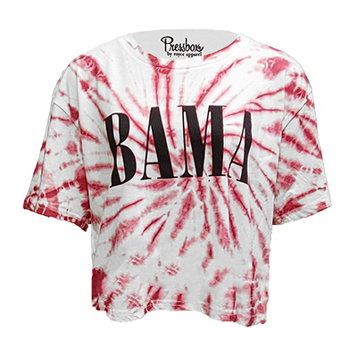 BAMA TYE-DYE WAIST LENGTH T-SHIRT