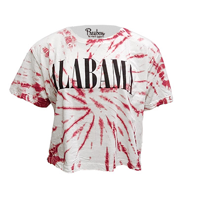 ALABAMA TYE-DYE WAIST LENGTH T-SHIRT