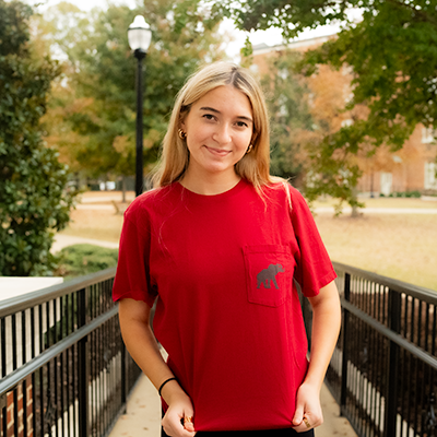 The University Of Alabama Elephant Banner Seal Softstyle Pocket T-Shirt