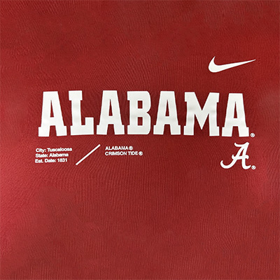 ALABAMA SCRIPT A LONG SLEEVE LEGEND T-SHIRT