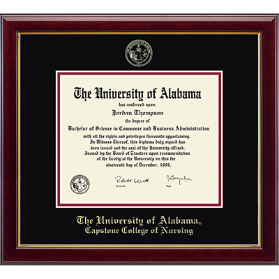 Diploma Frame Nursing In Gallery Gold Embossed