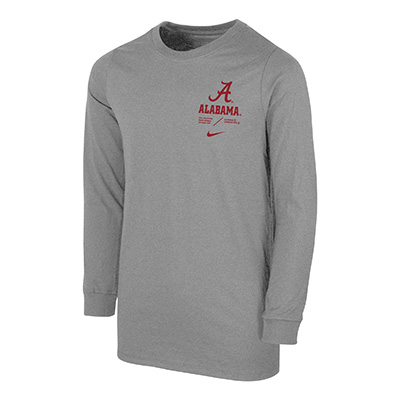 Alabama Crimson Tide Script A Cotton Team Issue Long Sleeve T-Shirt