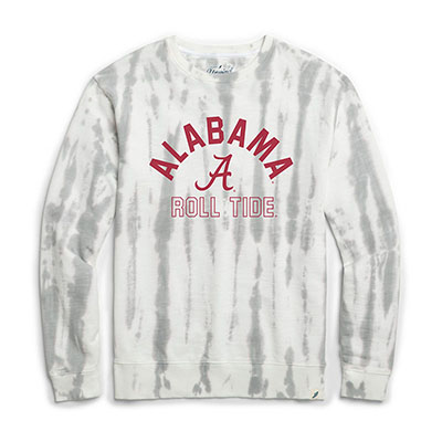 ALABAMA ROLL TIDE SCRIPT A TERRY CREW SWEATSHIRT