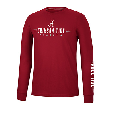 Alabama Crimson Tide Script A Spackler Long Sleeve T-Shirt