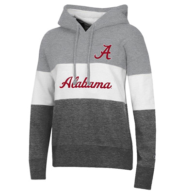 Alabama Script A Super Fan Color Blocked Hoodie