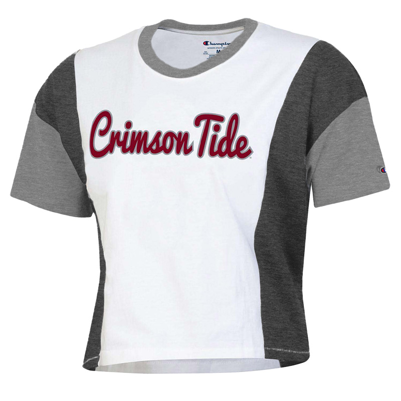 Alabama Crimson Tide Super Fan Crop Panel Shirt
