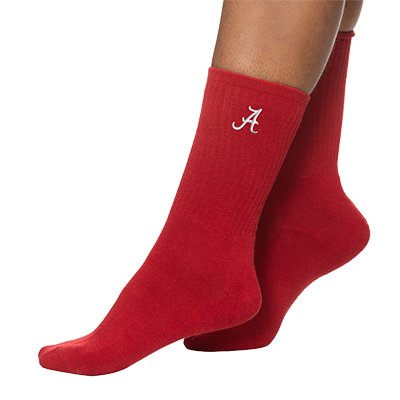 Alabama Script A Mid Calf Basic Sock