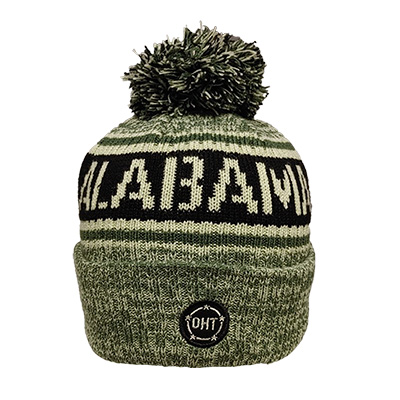 ALABAMA SCRIPT A OPERATION HAT TRICK CUFFED KNIT BEANIE