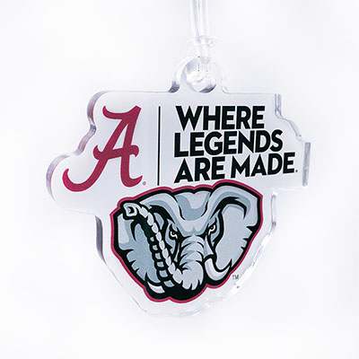 Alabama Where Legends Are Made Ornament/Bag Tag