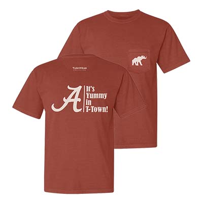 Alabama Script A It's Yummy In T-Town T-Shirt