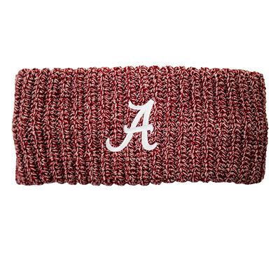 ALABAMA SCRIPT A MARLED YARN RIBBED EARBAND