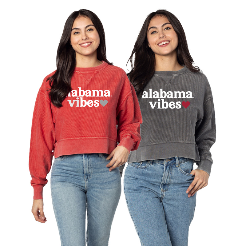 Alabama Vibes Corded Boxy Pullover