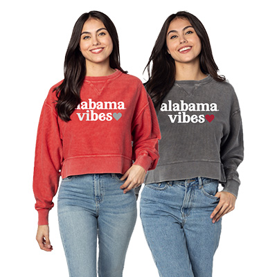 Alabama Vibes Corded Boxy Pullover
